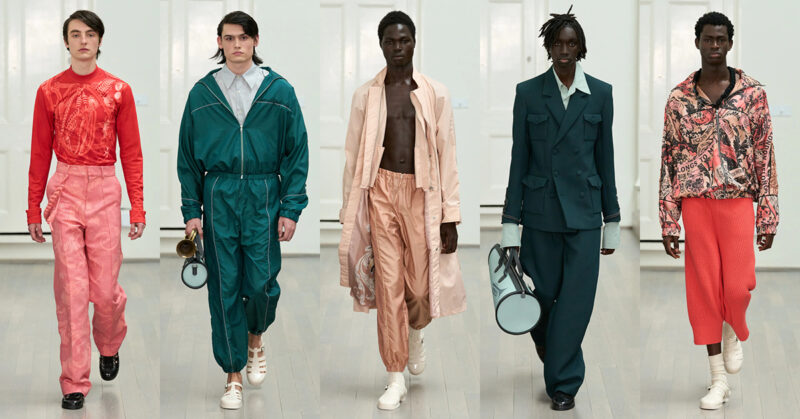 Denzil Patrick SS2025 Menswear Collection - Key Colours and Patterns