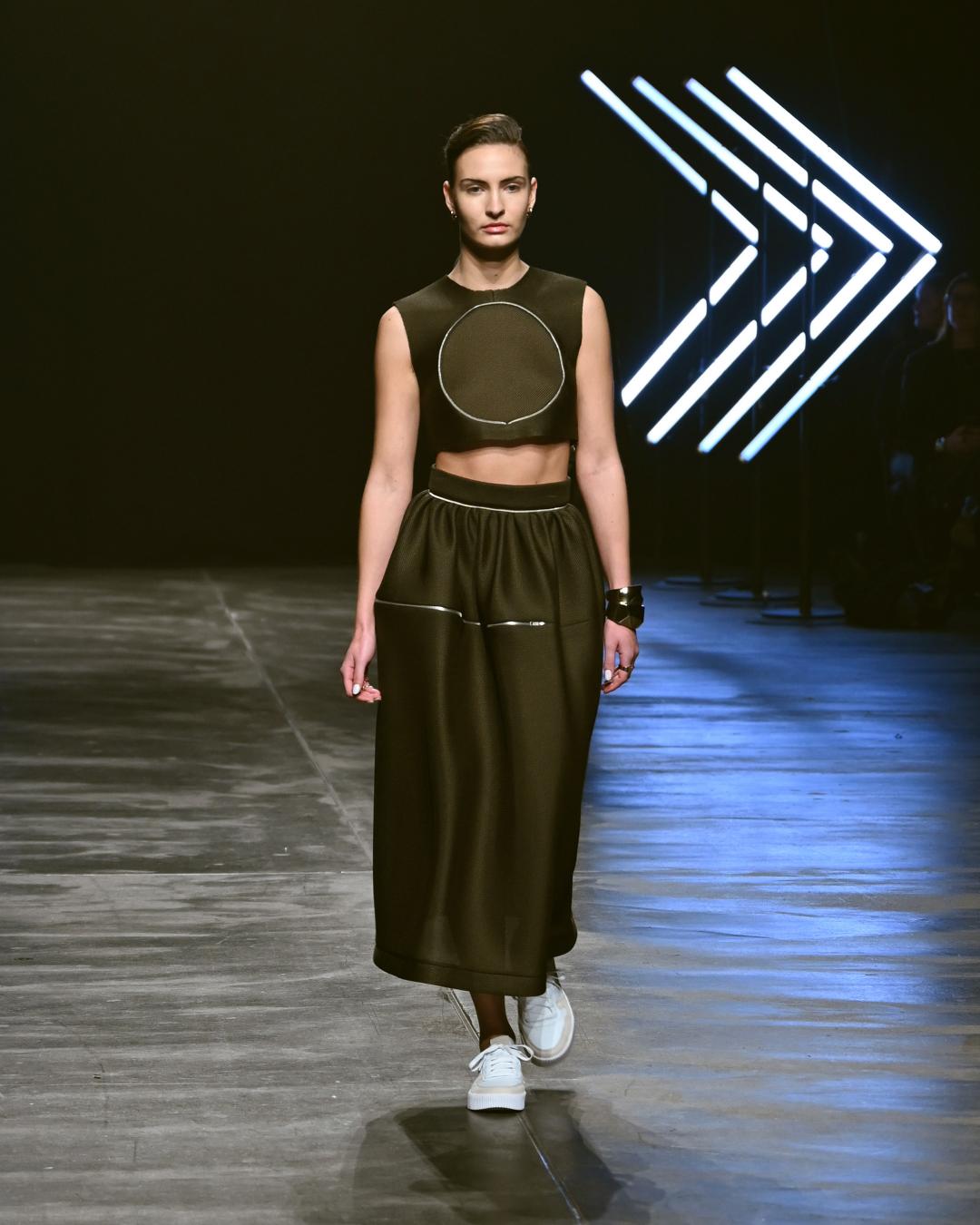 Rebekka Ruétz AW2024 at Berlin Fashion Week Look 10; Runway Photography: The Fashion Fold