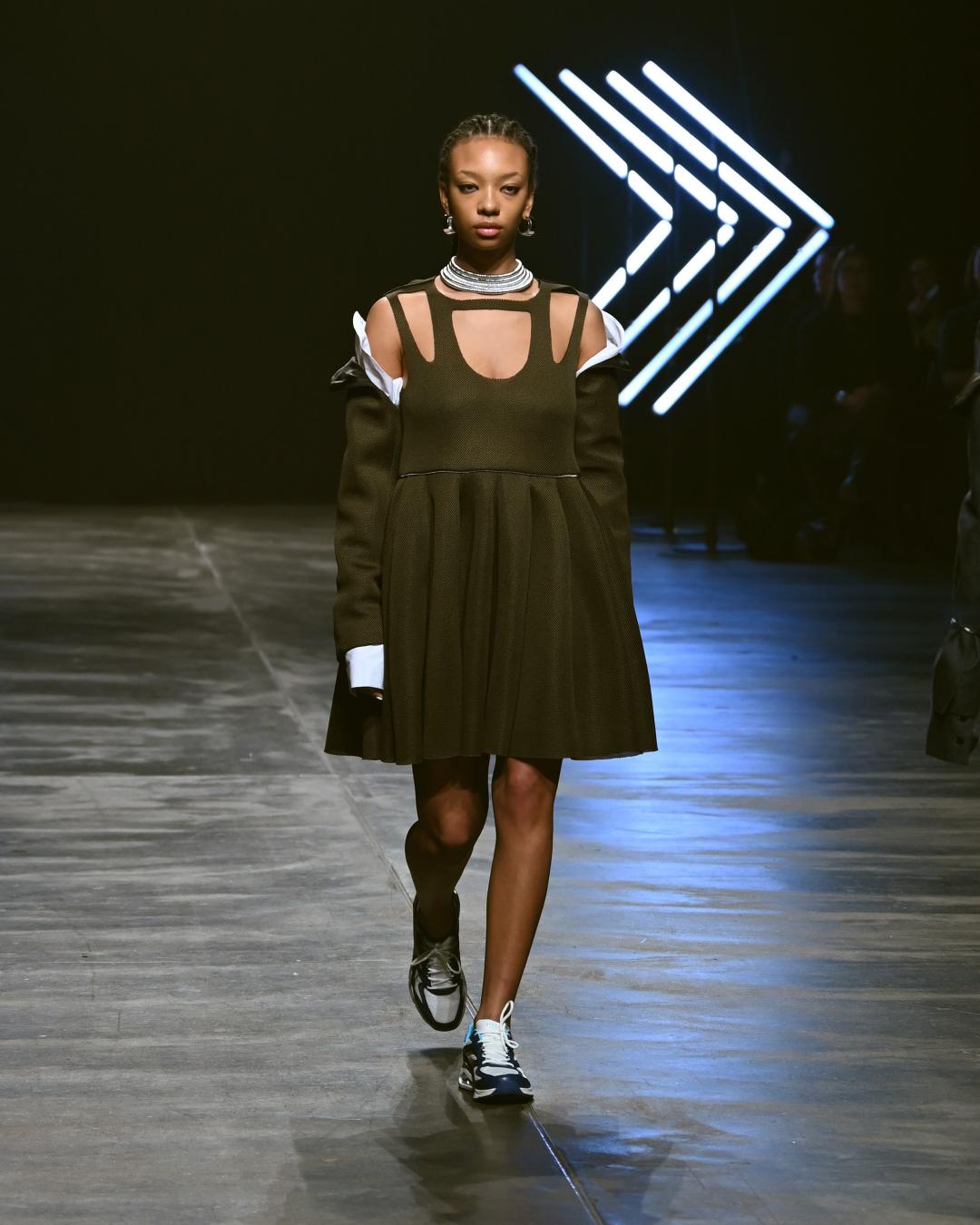 Rebekka Ruétz AW2024 at Berlin Fashion Week Look 4; Runway Photography: The Fashion Fold