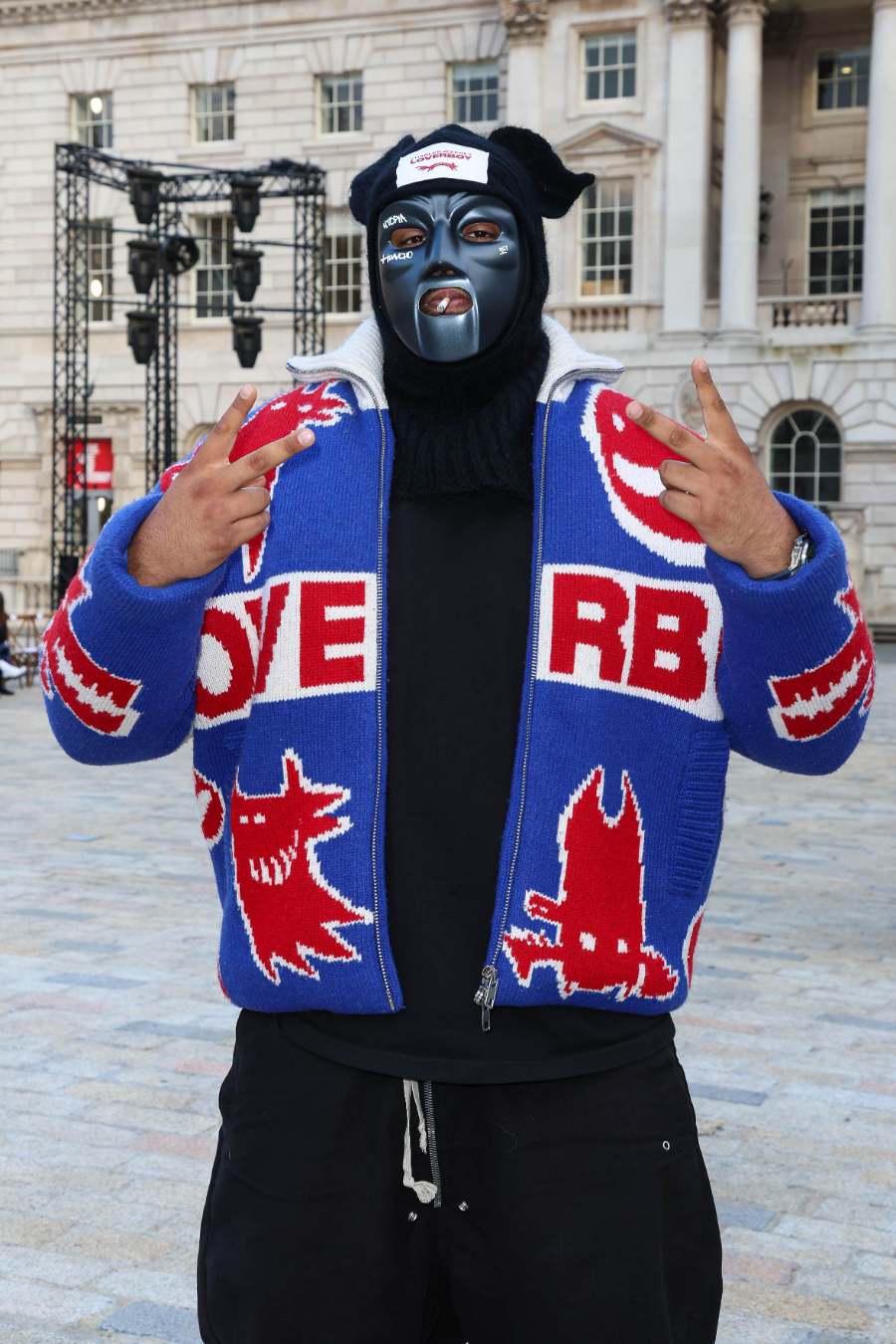 M Huncho at Charles Jeffrey Loverboy SS2025; Image provided by brand