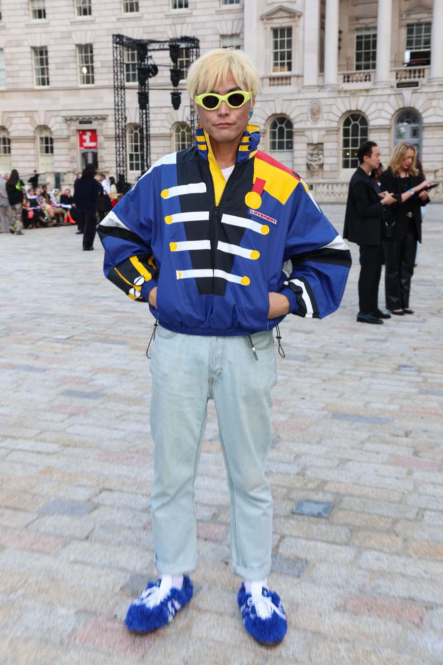 Yu Masui at Charles Jeffrey Loverboy SS2025; Image provided by brand