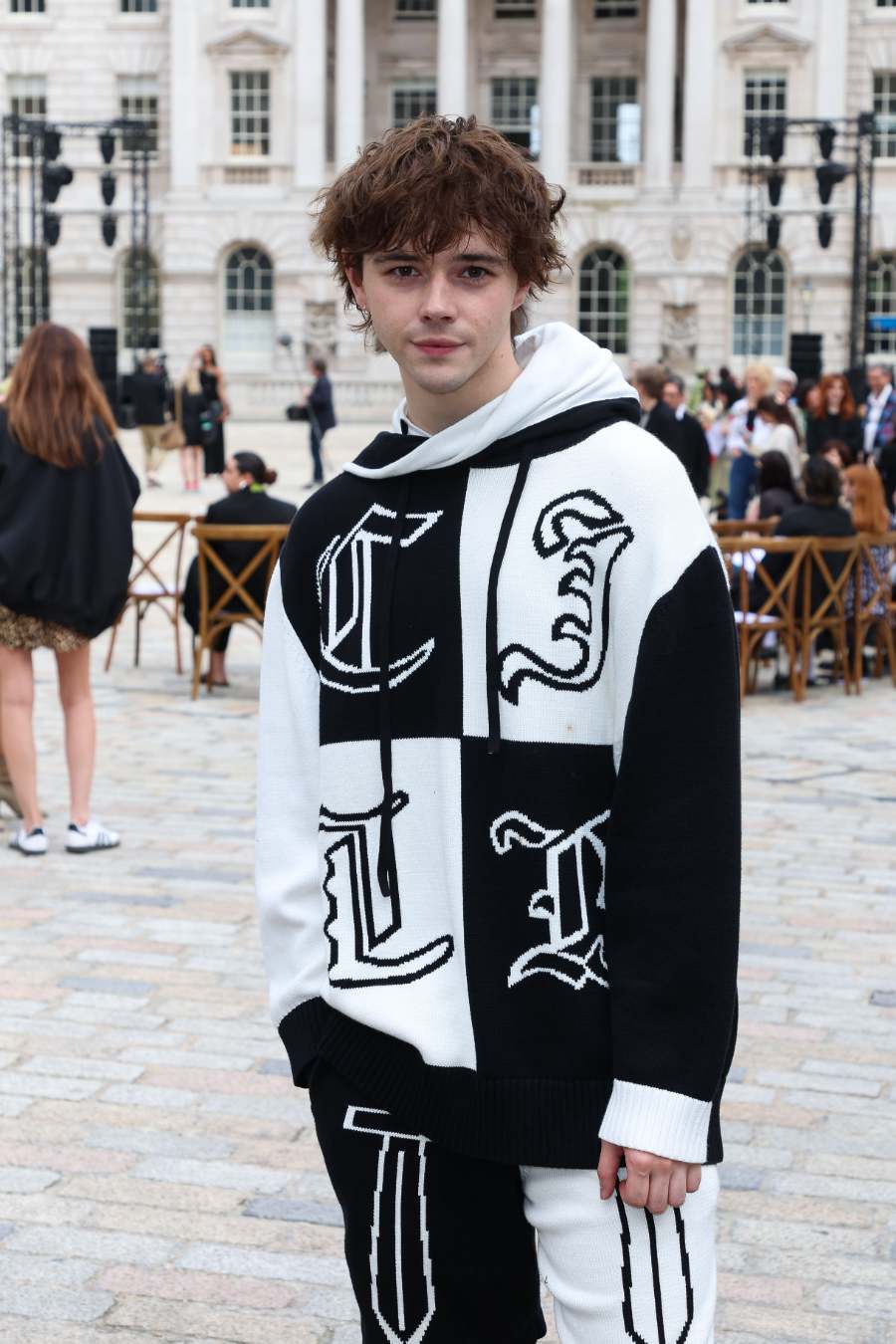 Jack Wolfe at Charles Jeffrey Loverboy SS2025; Image provided by brand