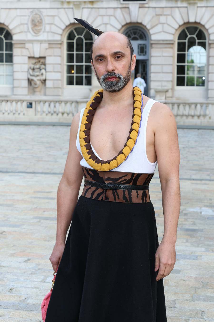 Lyall Hakaraia at Charles Jeffrey Loverboy SS2025; Image provided by brand